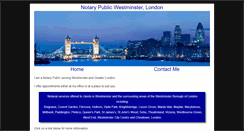 Desktop Screenshot of notarypublicwestminster.com