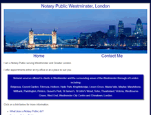 Tablet Screenshot of notarypublicwestminster.com